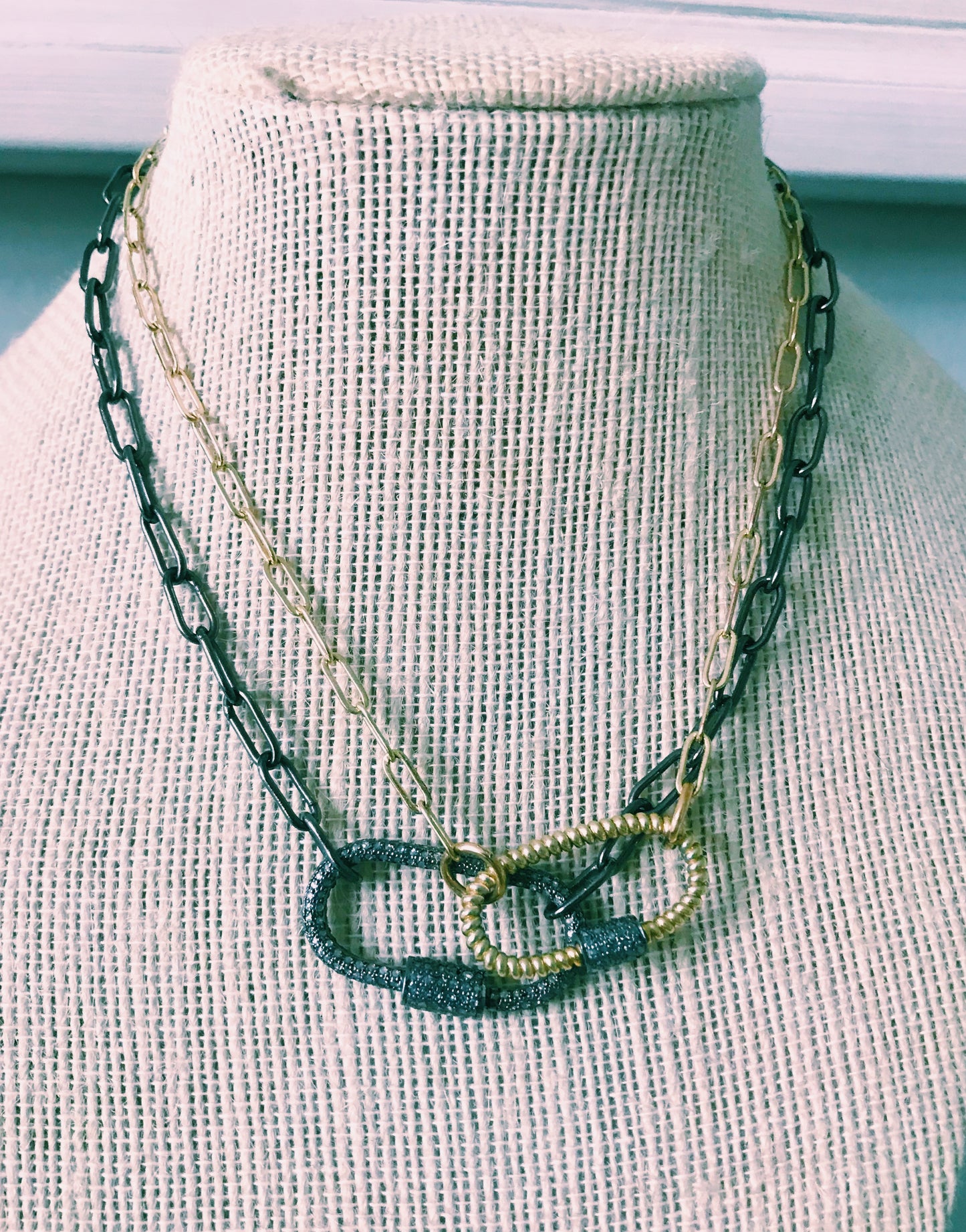 Lock Necklace Trio